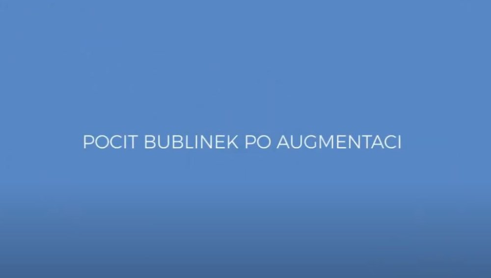 Pocit bublinek po zvětšení prsou implantáty